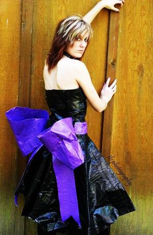 Duct Tape Mermaids Porn - Duct tape dress I want a lustache one @ Christina morrah @ ashlee casino