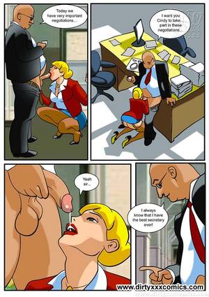 Cindy Cartoon Porn - Nude cartoon. Secretary girl helps her boss - XXX Dessert - Picture 3