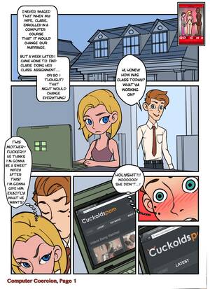 computer cartoon porn - Computer Coercion- Devin Dickie - Porn Cartoon Comics