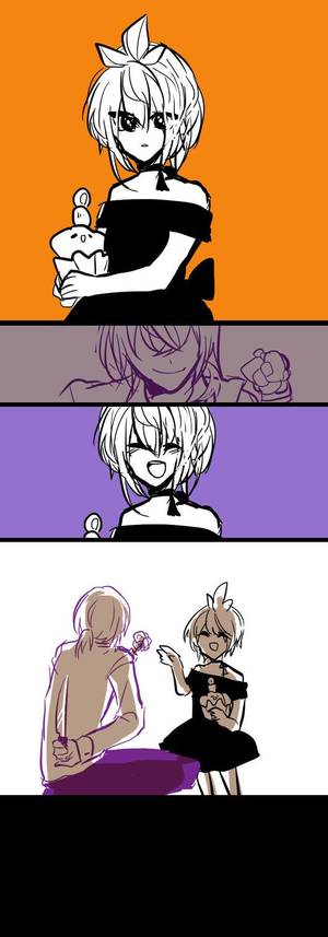 Anaconda Chica F Naf Porn - I'm guessing this is Purple Guy and the girl who would soon become Chica.