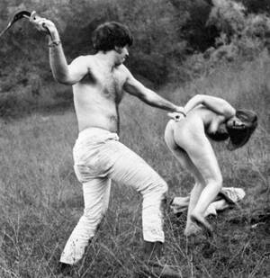 1950s spanking bare bottom - Vintage spanking