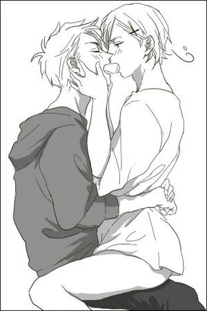 Hetalia Denmark X Norway Porn - Dennor kiss X3