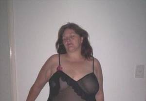 horny bbw homemade - Horny Bbw- Black Mesh Chemise