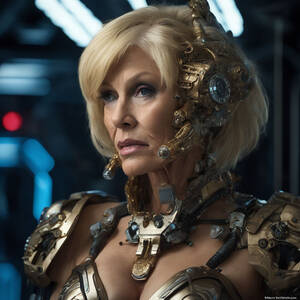 Helen Mirren Pornstar - Helen Mirren as a cyborg warrior princess\