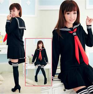 Asian Schoolgirls Uniform - Amazon.com: Classic Japanese School Girls Sailor Dress Shirts Uniform Anime  Cosplay Costumes with Socks Set(Black)(XL = Asia XXL)(SSF08BK) : Clothing,  Shoes & Jewelry
