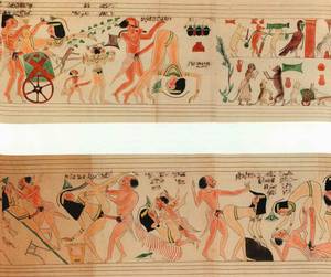 Ancient Egyptians Sex Porn - The Turin Erotic Papyrus: The Oldest Known Depiction of Human Sexuality  (Circa 1150 B.