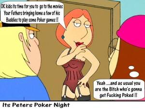 Family Guy Hentai Porn Caption - Lois gets to pay off peters losses on poker night. lois was also making  money on the side by suggesting extras in fuck-fest. â€“ Family Guy Hentai