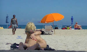 Beach Exhibitionist - Pic #4 Nude Beach Exhibitionist Wife - Nude Wives, Beach, Blonde, Outdoors