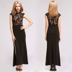 Cap Gown Porn - 2015 New Sexy Women's Cap Sleeve Lace Elegant Evening Dress Porn SV013936