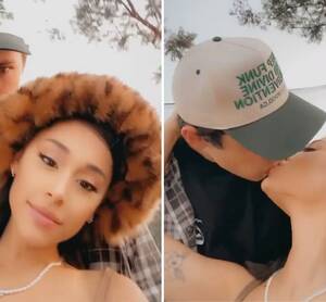 Ariana Grande Sexy Captions - Ariana Grande makes out with husband Dalton Gomez in rare video on her 28th  birthday just weeks after secret wedding | The US Sun