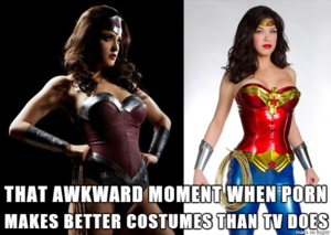 Funny Wonder Woman Porn - Wonder Woman: Porn vs. TV - post - Imgur