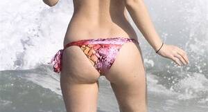 Celebrity Bikini - Leighton Meester and her beautiful white ass in Bikini - Celeb Jihad Celebrity  Porn