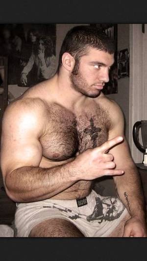 Men Hairy Oral Sex - Nice arms chest and shoulders! Especially those shoulders! I need to work  harder.