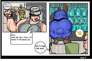 bbw shemale cartoon - Shemale Massive Destruction- Tyron Carter - Porn Cartoon Comics