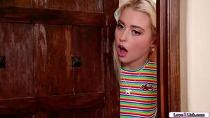 blonde%2C small tits%2C teen%2C masturbation - Petite teen catches blonde roommate masturbating and kisses her.The 19yo  babe licks her cunt and then the small tits girl rims her as she facesits  her - XNXX.COM