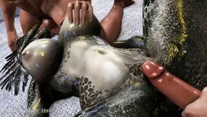 Argonian Sex Porn - Female Argonian has sex with 2 guys (SOUND) | xHamster