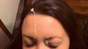 cumshot facial expressions - Milf Waits Patiently To Have Face Cum Painted Lol Nice Facial Cumshot Porn  Gif | Pornhub.com