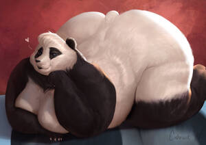 Anthro Panda Tits - The Big ImageBoard (TBIB) - <3 2019 anthro bedroom eyes big breasts big  butt black fur blue eyes breasts butt claws emberwick female fur giant panda  gillpanda (character) half-closed eyes hi res