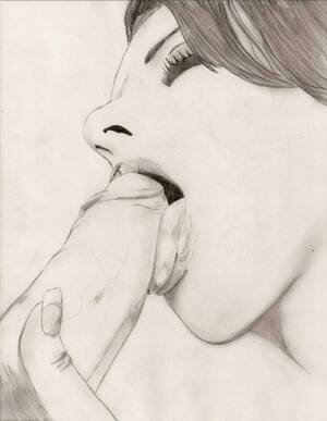 Blowjob Pencil Drawings - Pornographic pencil drawings - 78 photo