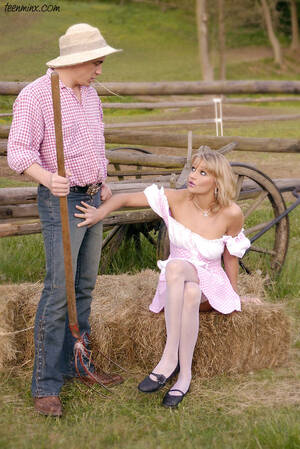 Blonde Farm Porn - Blonde farm girl gets tight little ass hammered on a bail of hay Porn  Pictures, XXX Photos, Sex Images #2823669 - PICTOA