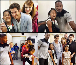 Andrew Garfield Emma Stone Porn Xxxxxxxxxxxxxxx - TJILI meets the Amazing Spider-Man 2 team