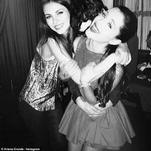 Ariana Grande And Victoria Porn - Ariana Grande celebrates 10-year anniversary of Victorious by reuniting  with Victoria Justice, more | Daily Mail Online