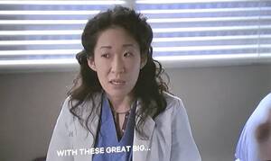 Greys Anatomy Is There A Porn - That time Cristina narrated a porn scene about naughty nurses for her  patient who used it for pain management : r/greysanatomy
