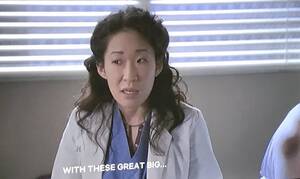 Greys Anatomy Porn - That time Cristina narrated a porn scene about naughty nurses for her  patient who used it for pain management : r/greysanatomy