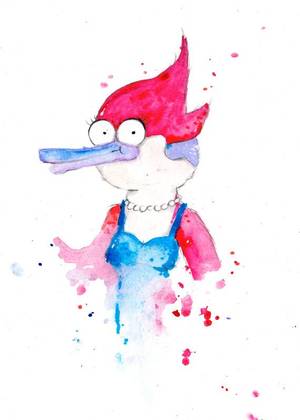 Cartoon Regular Show Margaret Porn - Items similar to Margaret Mini Print inch inch inkjet print / Regular Show  Fan Art on Etsy