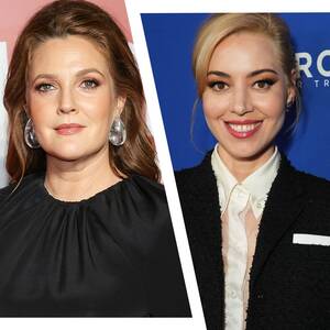 Drew Barrymore Lesbian - Aubrey Plaza Wants Drew Barrymore to Be Her Mommy