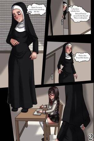 Lesbian Nun Porn Cartoons - Madoka's Lesson - nun porn comics | Eggporncomics