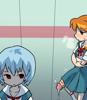 asuka futa - Futa Asuka x Rei comic porn | HD Porn Comics