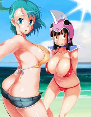 bulma sexy xxx - ... bulma y milk desnudas mostrando las tetas ...