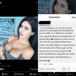 Facebook Porn Profiles - A comment on the profile picture of one of those spammy porn accounts on  Facebook. : r/justneckbeardthings