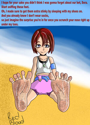 Namine Feet Porn - Commission-Kairi by RedBlood888 on DeviantArt