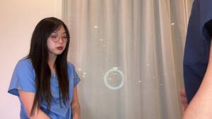 Creepy Asian Porn - Creepy Doctor Convinces Young Asian Medical Intern to Fuck to Get Ahead