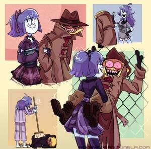 cartoon demon sex tumblr - lila and monster (by @aderyncarn on tumblr) : r/FridayNightFunkin