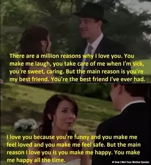 Cobie Smulders Porn Captions - What is it that How I met Your Mother fans see in HIMYM and not in FRIENDS?  - Quora