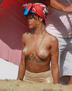 brazil topless tan lines beach - riri3