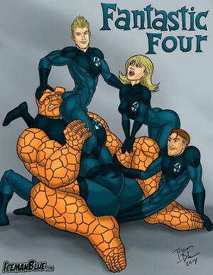 Fantastic Four Porn - Iceman Blue- Fantastic Four - Porn Cartoon Comics