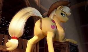 Applejack Porn - Applejack Ass Tease Extended [Clopician]