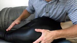 leather spanking - Sexy Wife in Leather Pants Spanked - Pornhub.com
