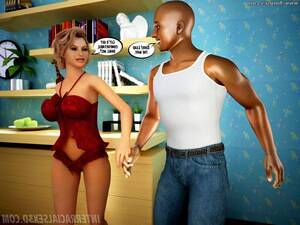 3d interracial cheating wife cartoon - Cheating Hotwife Interracial Dating Adventure | Porn Comics