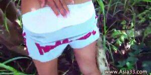 asian girl masturbating forest - Asian chick masturbating in forest - Tnaflix.com
