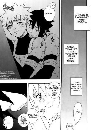 Naruto Yaoi Porn Black - Bite (NARUTO) [Sasuke X Naruto] YAOI -ENG- | Eggporncomics
