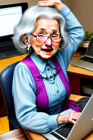 Granny Computer Porn - granny as a porn star\