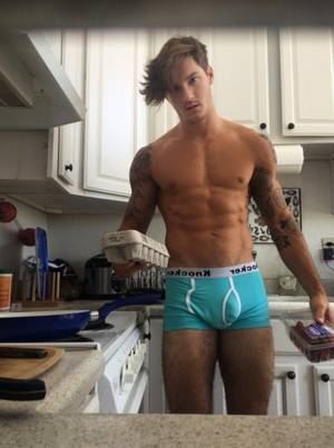 hyper big cock - Watch a horny muscular young gay stud get his BIG DICK sucked before he  plows it