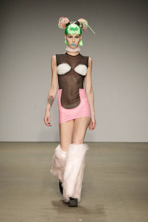 Fashion Porn - A fashion show presented by Dutch porn star Bobbi Eden? We knew we were in  for a treat at this one. Groaning sounds when we entered the rooms, ...