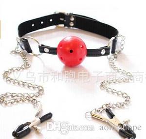 crazy sex toy - crazy sex play Porn Adult Sex Toys Slave Mouth Ball Gag with Nipple Clamps  Fetish Fantasy Harness Apertural Plug with Breasts Clips Products