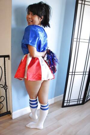 asian cheerleader stockings - Asian Cheerleader Porn Pics & Big Tits Pictures - BustyPassion.com
